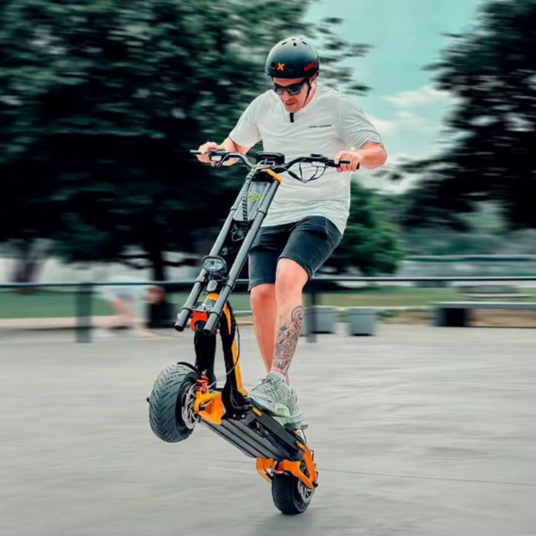 InMotion RS Super eScooter Lifestyle Jumping and Wheelies