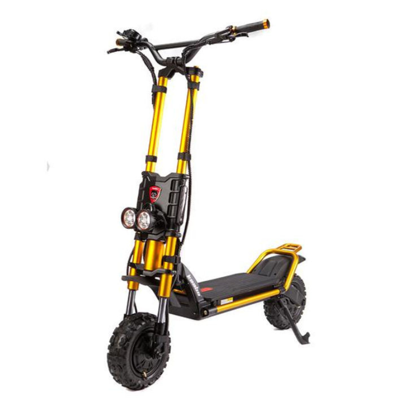 Kaabo Wolf King GT Pro Gold Left Side Angle View