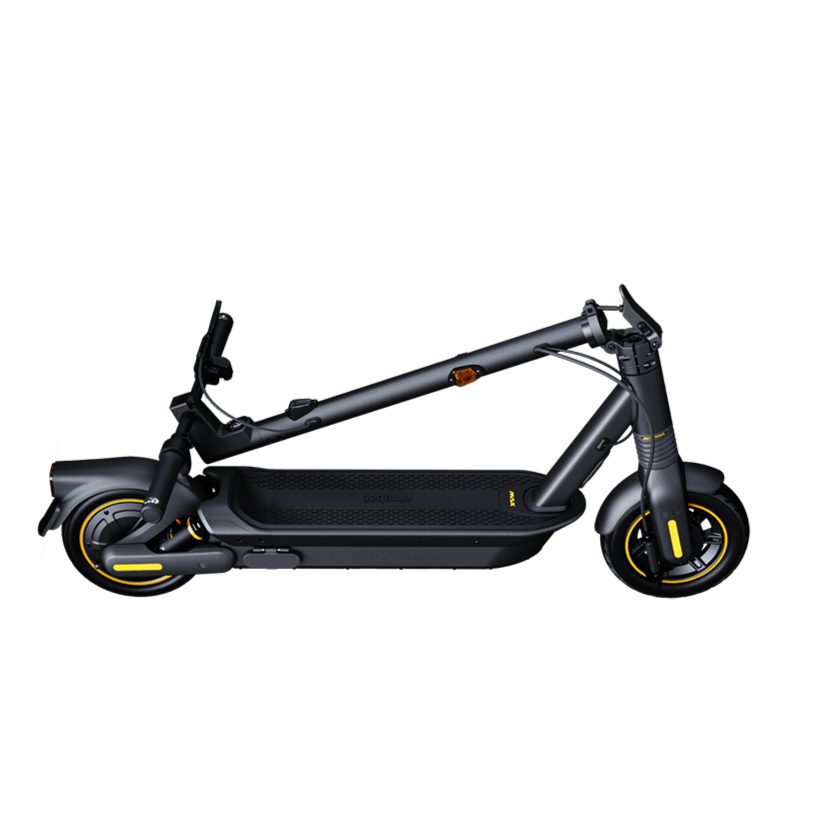 Segway-Ninebot MAX G2 electric scooter with foldable design and sleek black finish.