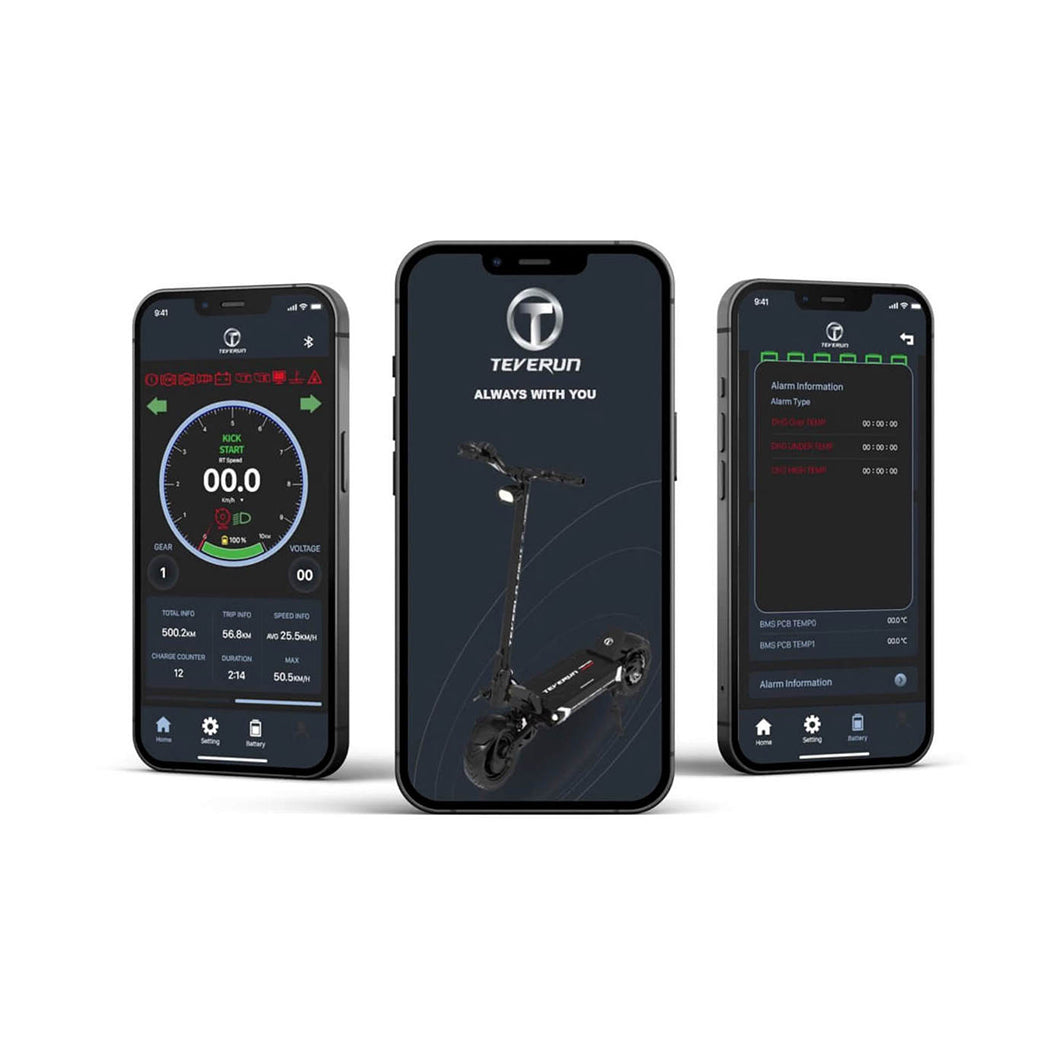 Teverun Fighter Supreme 7260R powerful electric scooter with dual motors and hydraulic suspension