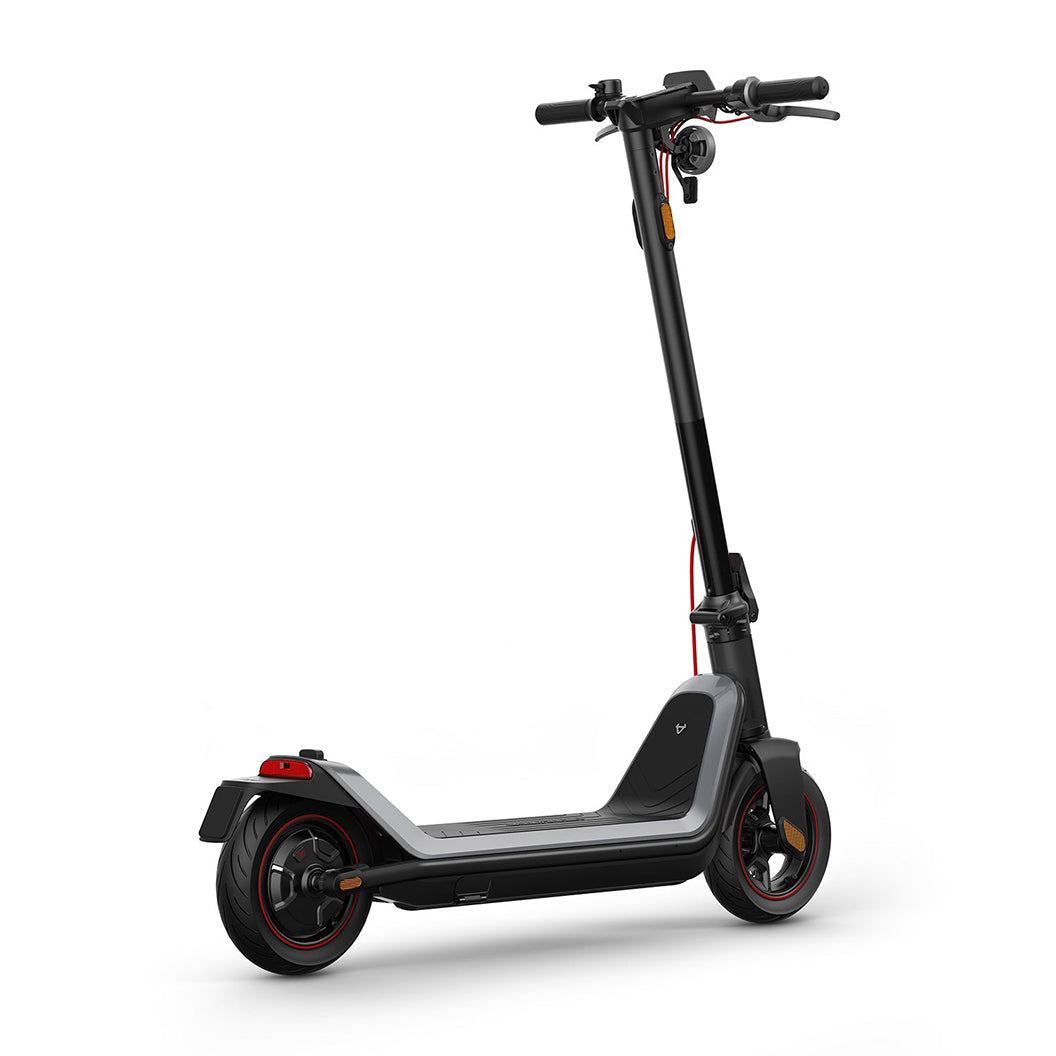 NIU KQI 300X Electric Kick Scooter with dual-tube hydraulic suspension and 60km range.