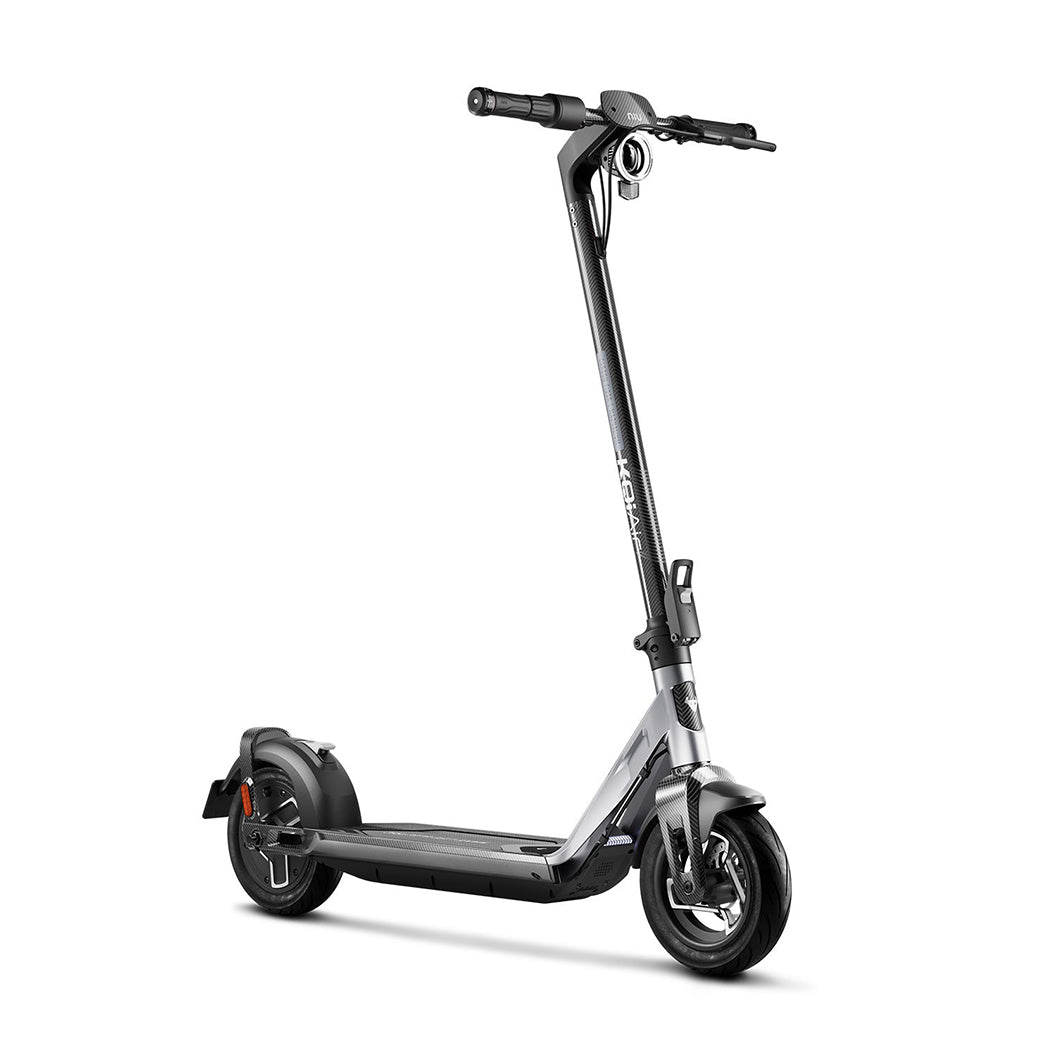 NIU KQI AIR electric kick scooter with sleek design and sturdy frame.