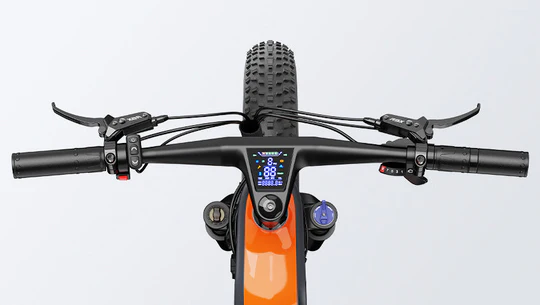 <strong>Intergrated Handlebar with Built-in Display and Headlight</strong>