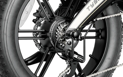 HEYBIKE Tyson unique design ebike wheel and drivetrain for commuting or off-road riding.