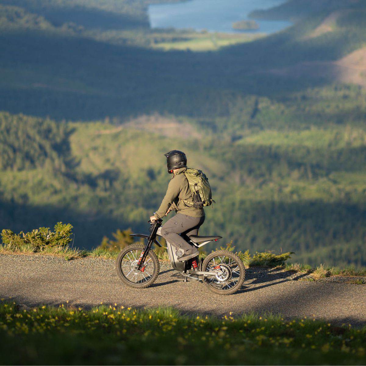Freego X2 Pro all-terrain dirt eBike with 3000W motor and full suspension riding on rugged trail