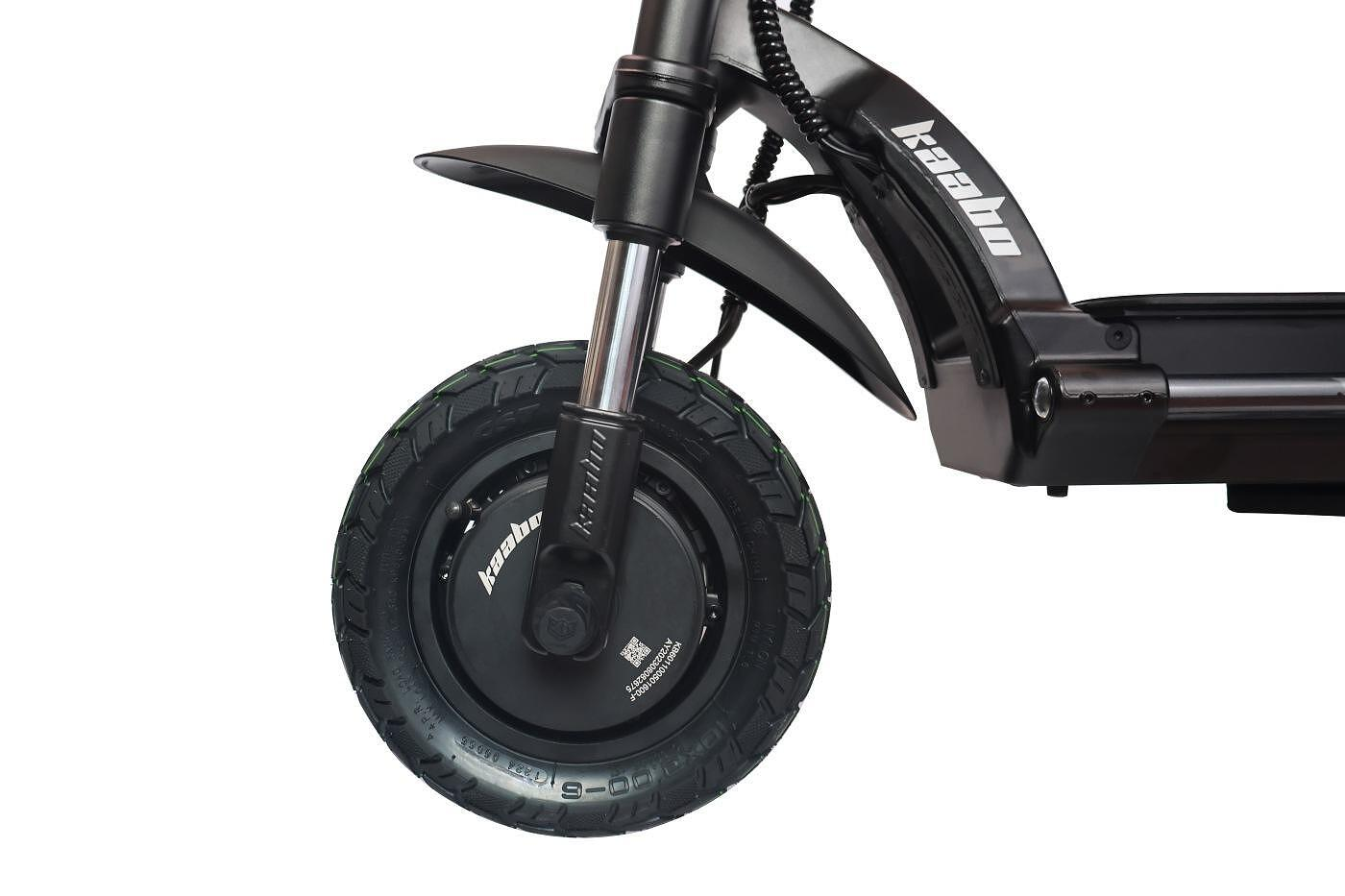 Kaabo Wolf Warrior X Max electric scooter in gold with hydraulic suspension and wide display