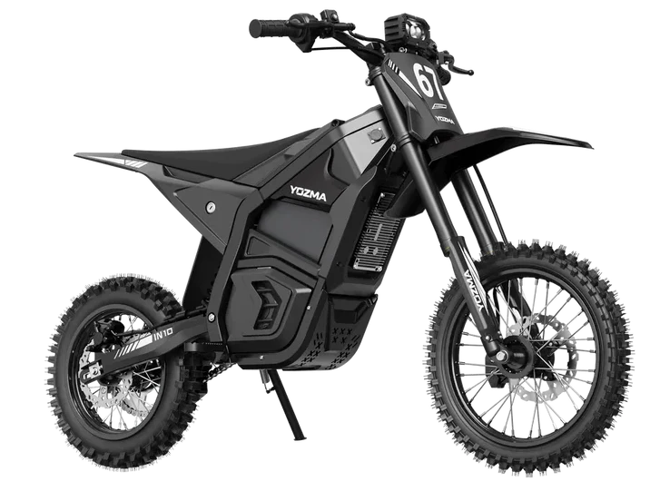 Yozma IN 10 Electric Dirt Bike off-road with suspension and LCD display at EZWheel Canada