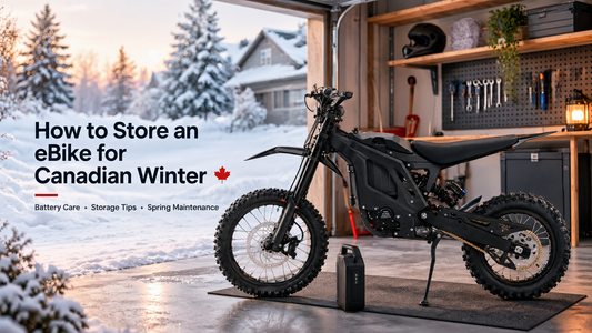 How to Store an eBike for Canadian Winter: Battery Care, Storage Tips & Spring Maintenance