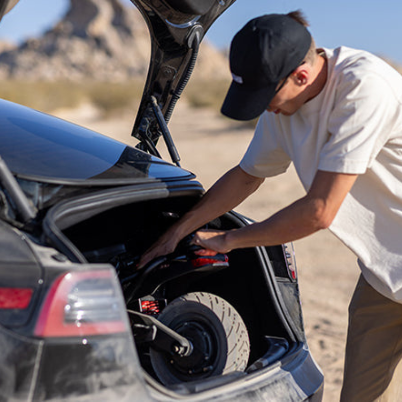 Kaabo Wolf Warrior 11 Plus Fits In The Trunk