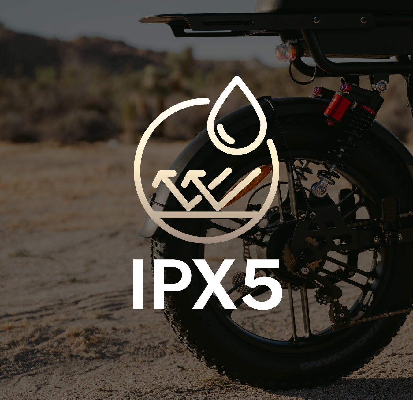 IPX6/IPX5 Water Resistance
