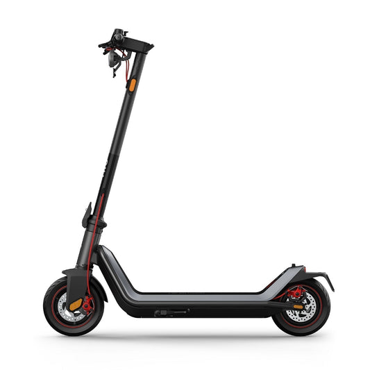 NIU KQI3 MAX electric kick scooter with 450W motor, 32km/h speed, and 65km range.