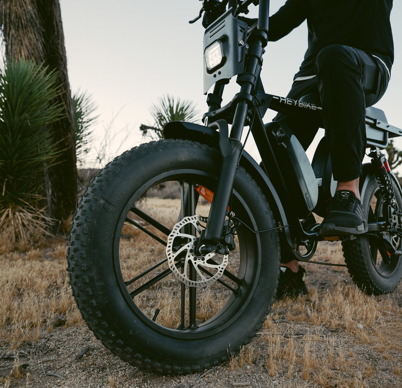 20 × 4.0" Fat Tires