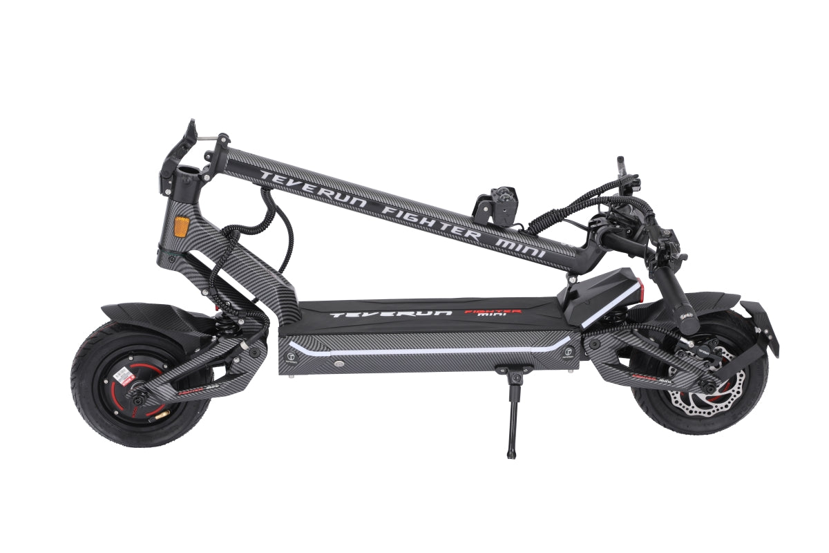 TEVERUN Fighter Mini Pro 2.0 electric scooter with dual BOSCH motors and TFT display