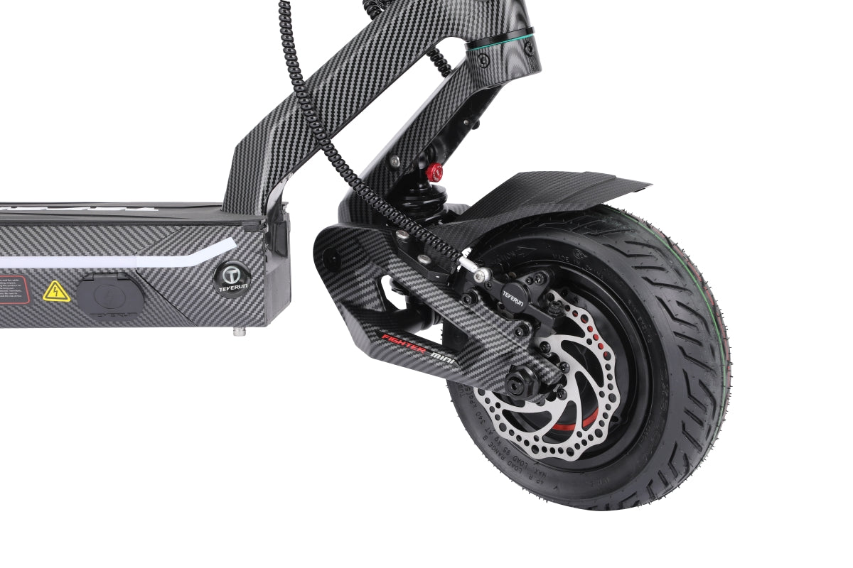 TEVERUN Fighter Mini Pro 2.0 electric scooter with dual BOSCH motors and TFT display