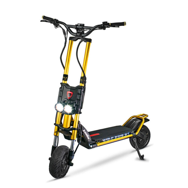 Kaabo Wolf King GT Pro Gold Left Side Angle View