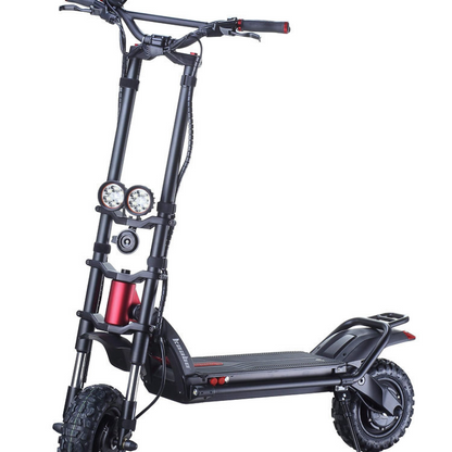 Kaabo Wolf Warrior 11 Plus Left Side Angle View Handlebar