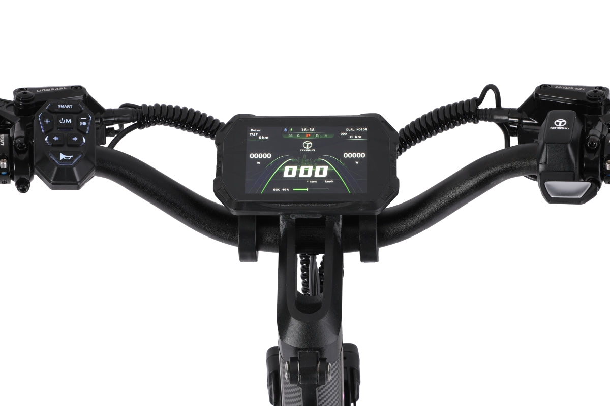 TEVERUN Fighter Mini Pro 2.0 electric scooter with dual BOSCH motors and TFT display