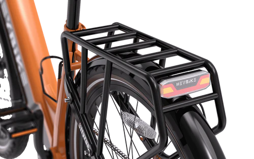 HEYBIKE Cityrun urban commuting ebike with rear rack.