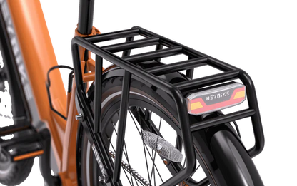 HEYBIKE Cityrun urban commuting ebike with rear rack.
