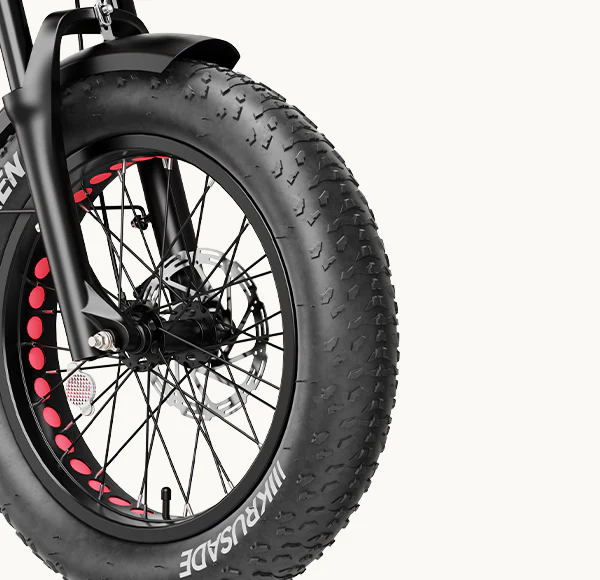 20"×4" Kenda Fat Tires