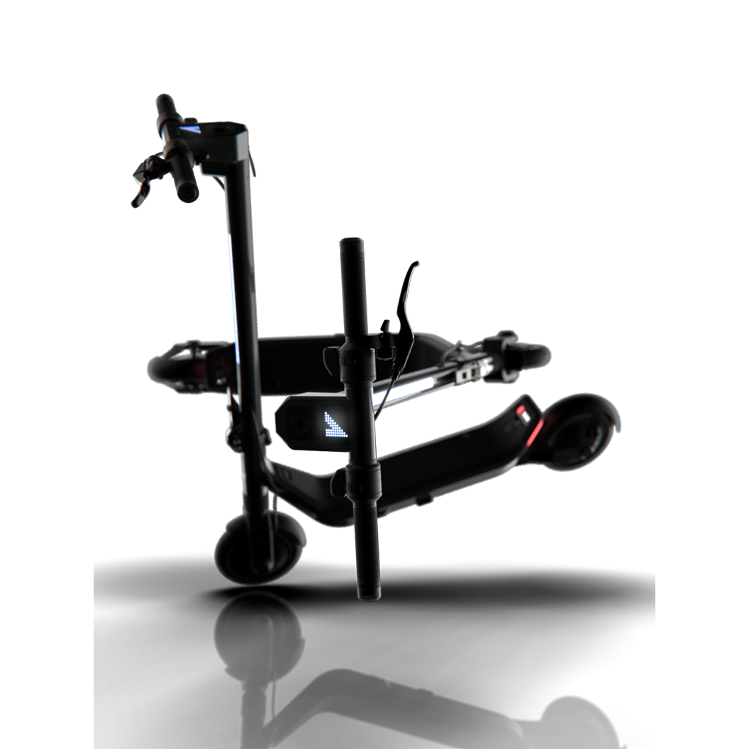 Apollo Go 2024 electric scooter, high-performance motor, long-range battery, dual braking, portable design, smart features, urban commute.