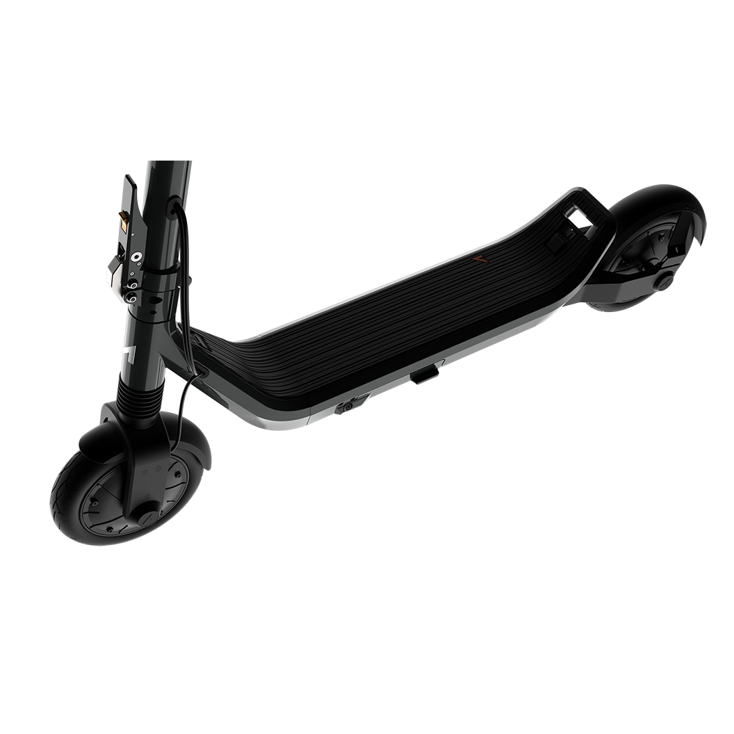 Apollo Go 2024 electric scooter with sleek black design, durable deck, and ergonomic handlebars.
