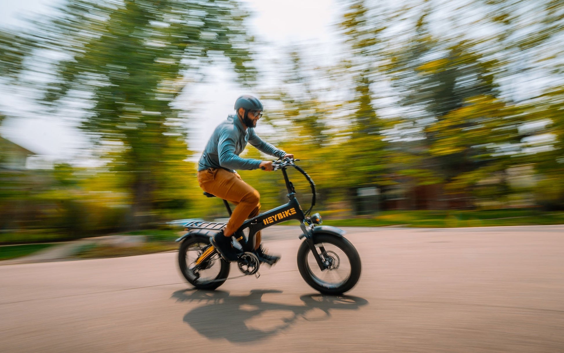 HEYBIKE Tyson ebike with unique design for commuting and off-road riding.