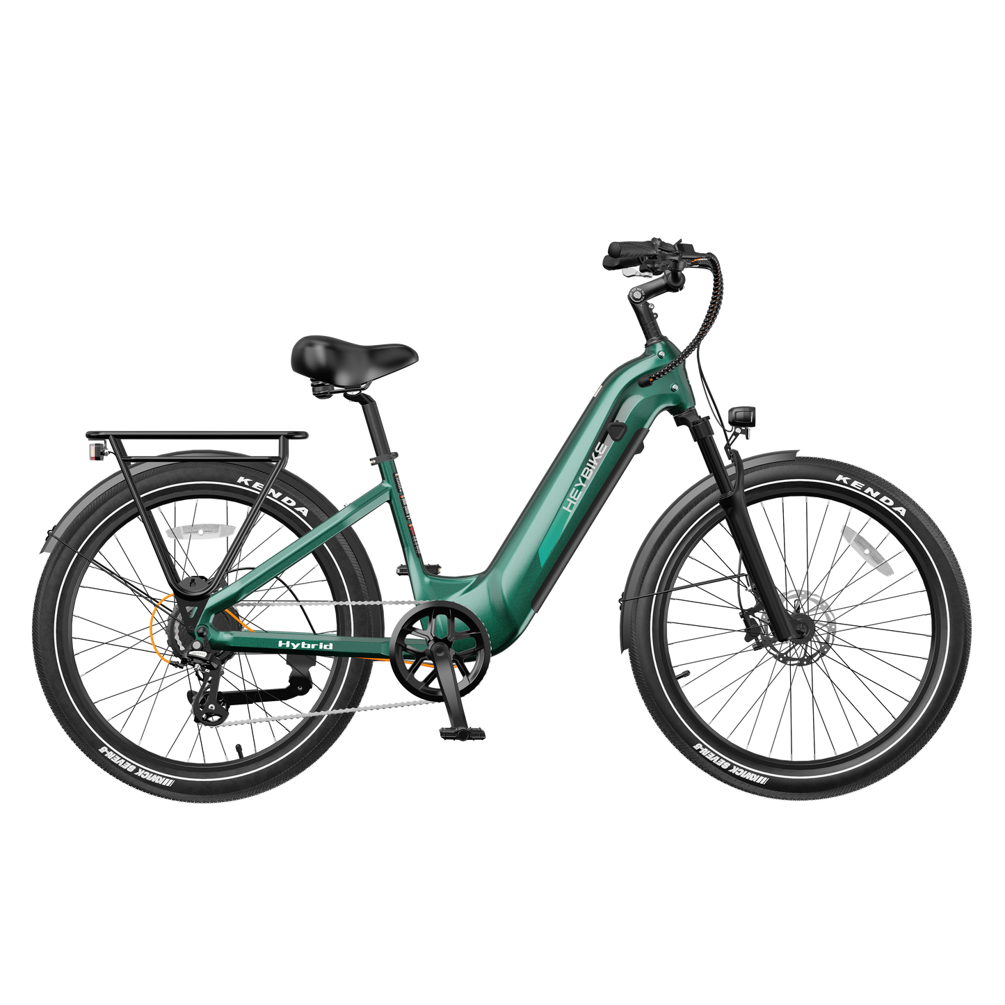 Heybike Hybrid Commute Bike electric bicycle with 750W motor and aluminum alloy frame