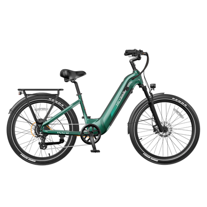 Heybike Hybrid Commute Bike electric bicycle with 750W motor and aluminum alloy frame