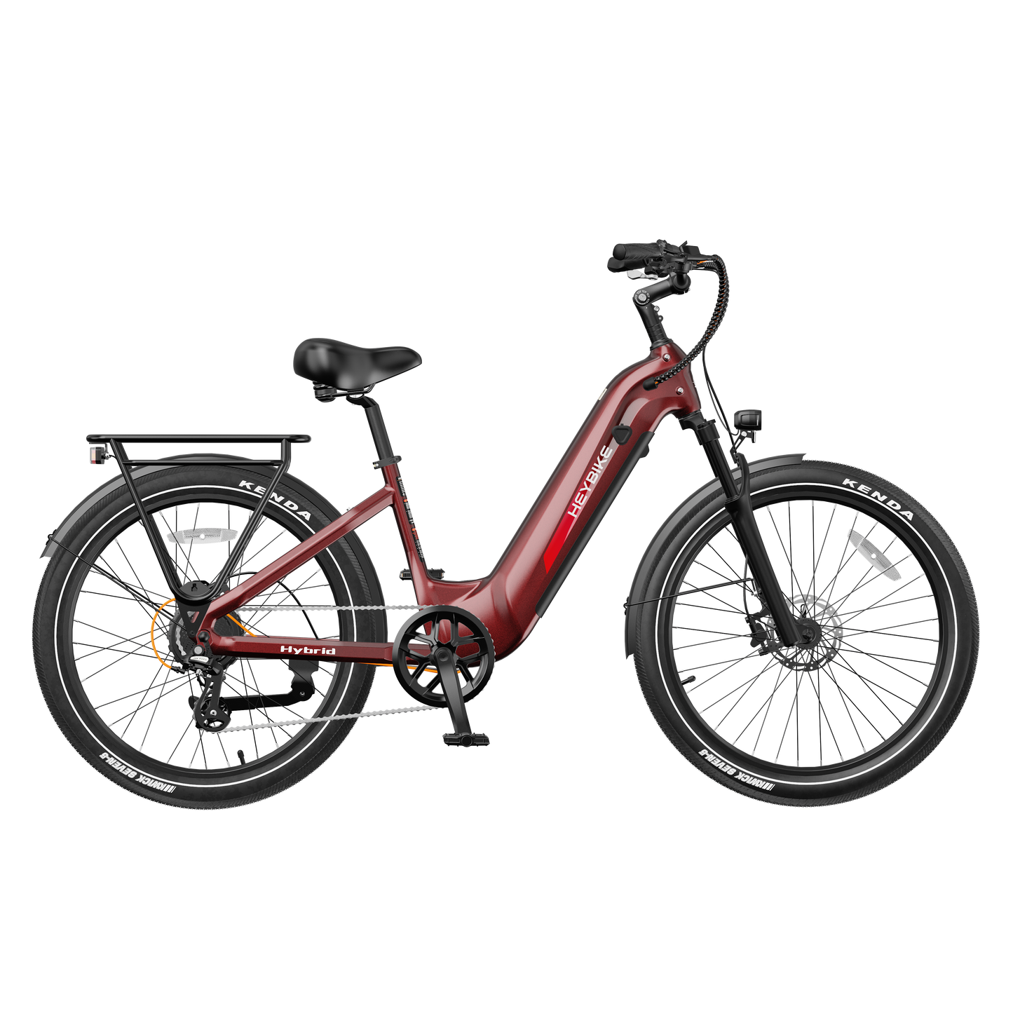 Heybike Hybrid Commute Bike electric bicycle with 750W motor and aluminum frame