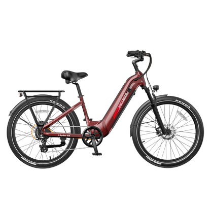 Heybike Hybrid Commute Bike electric bicycle with 750W motor and aluminum frame