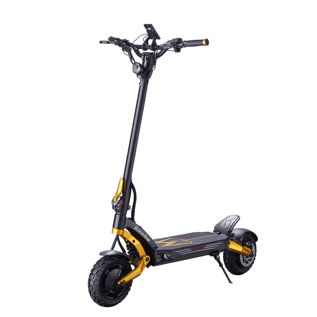 Kaabo Mantis King GT Electric Scooter eScooter Gold Left Angle View