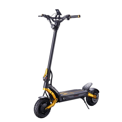 Kaabo Mantis King GT Electric Scooter eScooter Gold Left Angle View