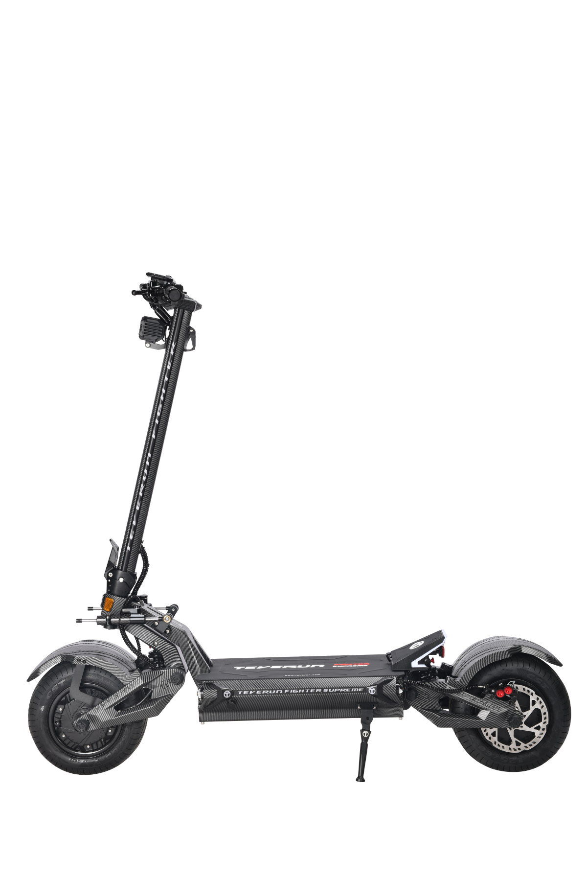 Teverun Fighter Supreme 7260R powerful electric scooter with dual motors and hydraulic suspension