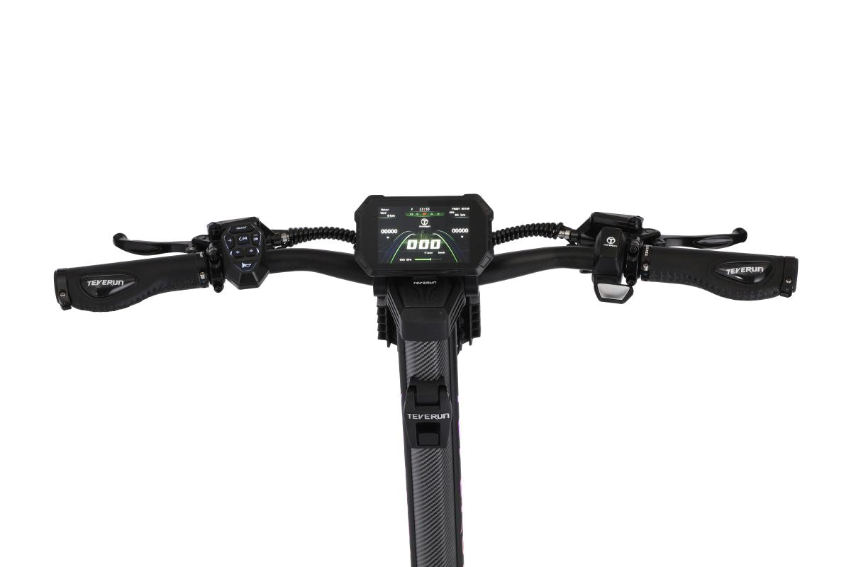 Teverun Fighter Supreme 7260R powerful electric scooter with dual motors and hydraulic suspension