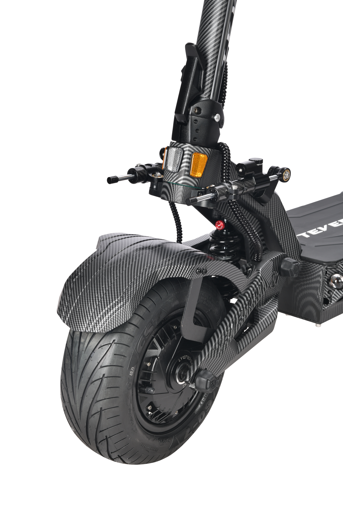Teverun Fighter Supreme 7260R powerful electric scooter with dual motors and hydraulic suspension