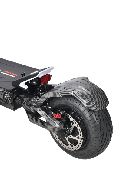Teverun Fighter Supreme 7260R powerful electric scooter with dual motors and hydraulic suspension