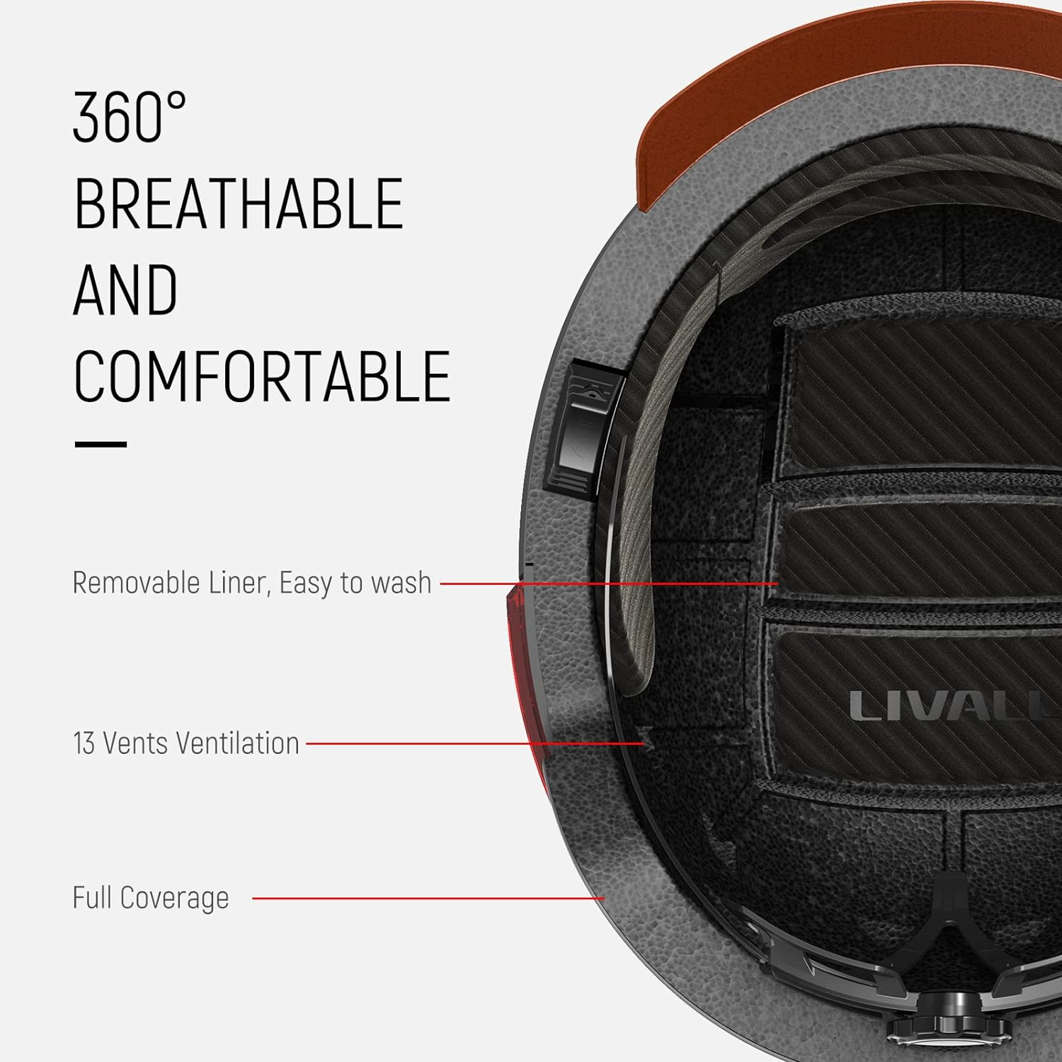 LIVALL BH51M Nso Helmet - Smart, Safe & Advanced Cycling Helmet