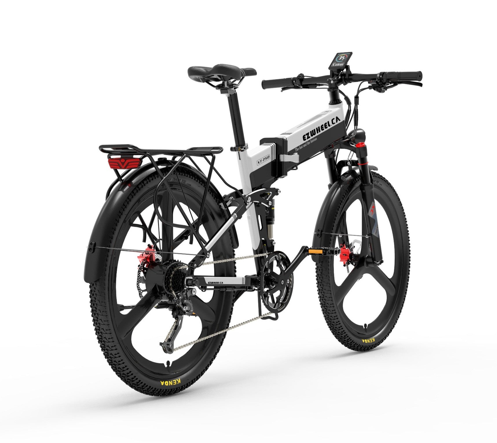 EZWheel XT750 - Folding Electric Bike for Urban & Trail Riding