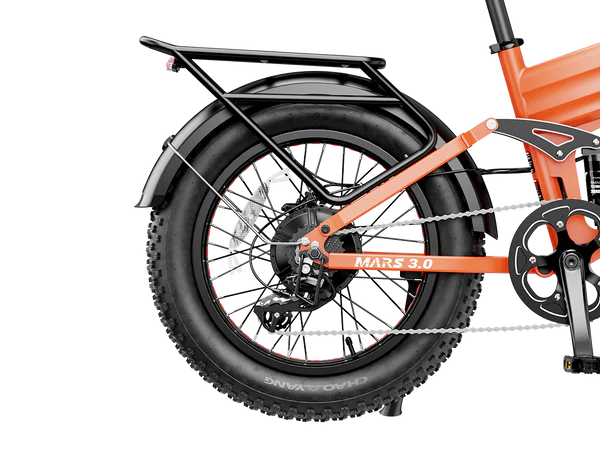 Hydraulic disc brakes on Heybike Mars 3.0