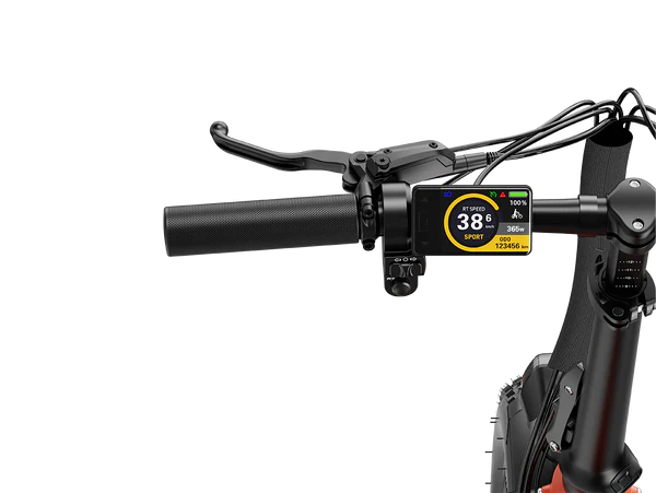 Full front and rear suspension for comfortable city commuting