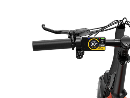 Full front and rear suspension for comfortable city commuting