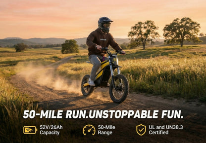 Heybike Villain rugged electric bike with 500W motor, fat tires, and 50-mile range for adventure and commuting