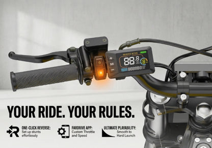 Heybike Villain rugged electric bike with 500W motor, fat tires, and 50-mile range for adventure and commuting