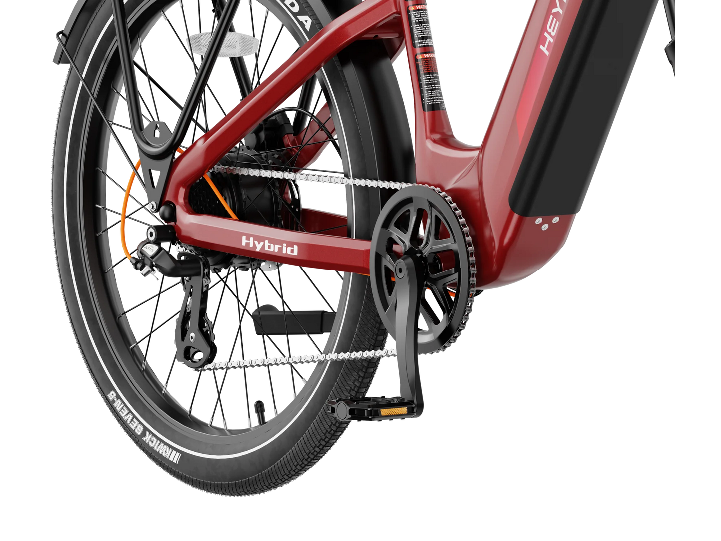 Heybike Hybrid Commute Bike electric bicycle with 750W motor and aluminum frame