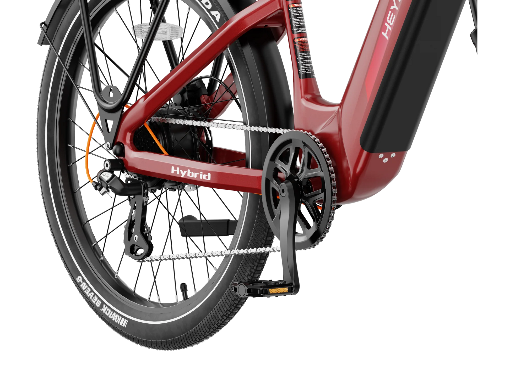Heybike Hybrid Commute Bike electric bicycle with 750W motor and aluminum frame