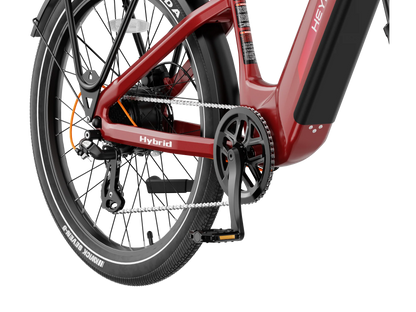 Heybike Hybrid Commute Bike electric bicycle with 750W motor and aluminum frame