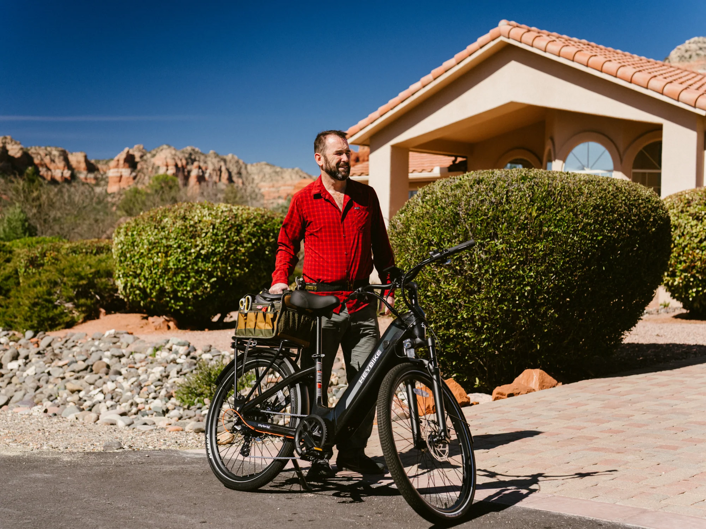 Heybike Hybrid Commute Bike electric bicycle with 750W motor and aluminum frame