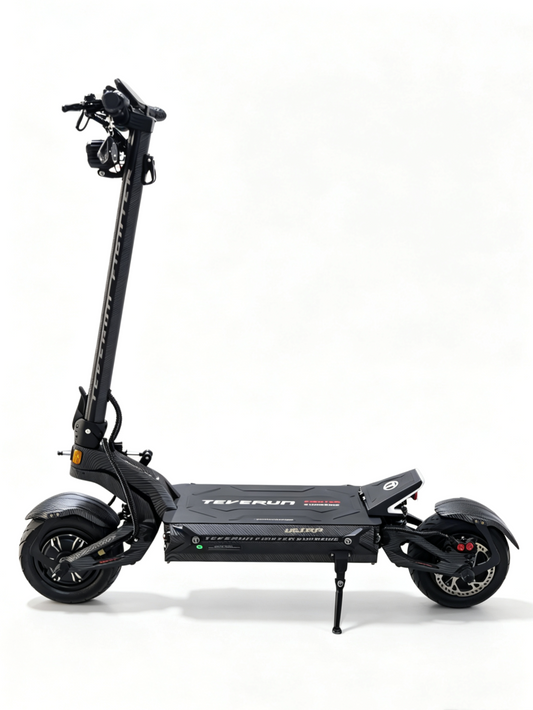 Teverun Fighter Supreme Ultra 2.0 electric scooter with dual motors and advanced suspension system